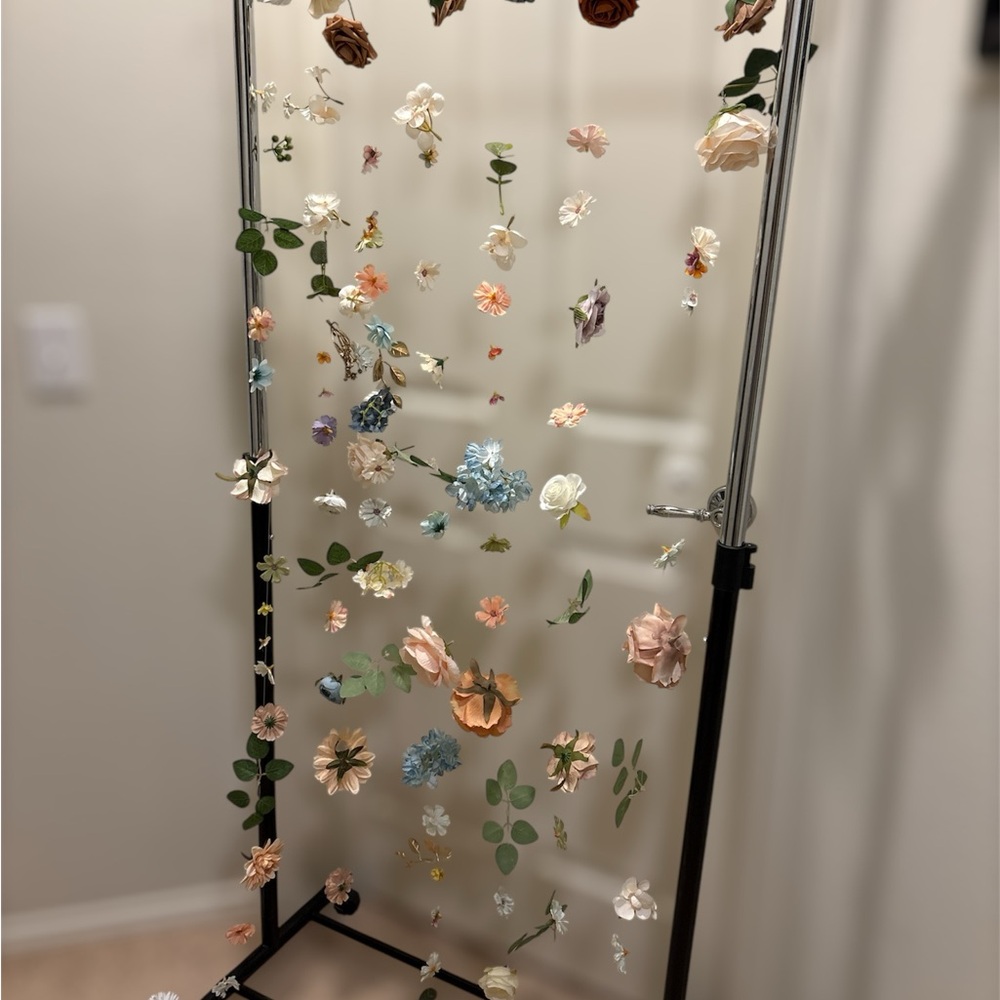Floating Floral Hanging Garland with Multicolor Flowers(5 garlands) discounted